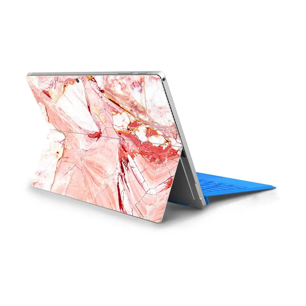 Чехол для ноутбука с мраморным рисунком Microsoft Surface Pro 6 5 4 наклейки Виниловая