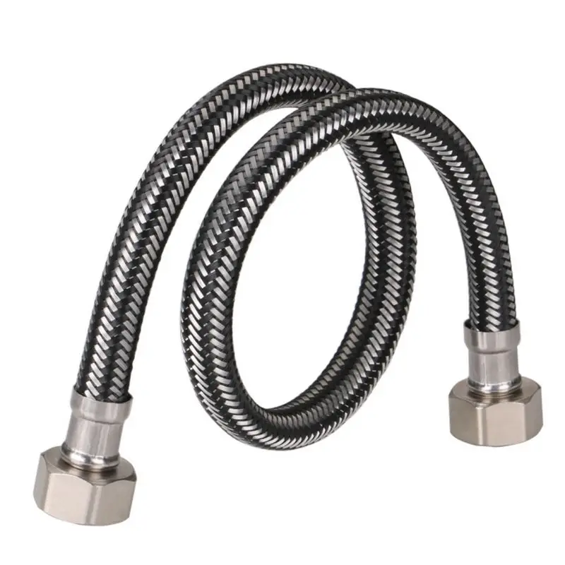 En oferta Manguera tejida de Metal de alta presión, tubería de agua blanda, Conector de rosca de compresión 1/4 dV5DNRb1b