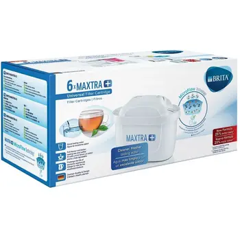 

BRITA MAXTRA + - 6 filters for water-cartriges for water filtering-refills compatible with jugs BRITA