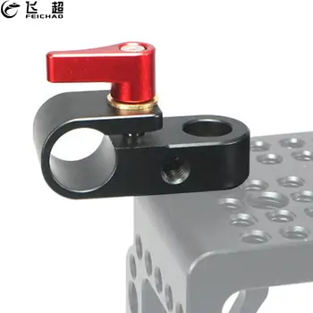 

Single Hole 15mm Rail Clamp Mount Rod Holder for Quick Release Plate Cage Handle for Camera Rig Rod Extension System Accessories