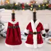 FENGRISE Christmas Wine Bottle Cover Christmas Decorations For Home Santa Claus Christmas Ornament Table Decor 2021 Navidad Gift 5