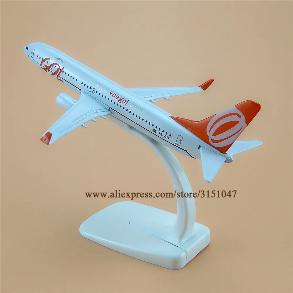 16 см модель самолета из металлического сплава Бразилия Air GOL Airlines Boeing 737 B737 Airways с