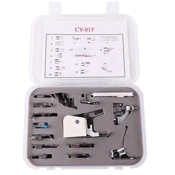 

INNE Sewing Accessories Presser Foot Nail Buckle Presser Feet Home Multi-function Snap On Button Hole Parts Kit