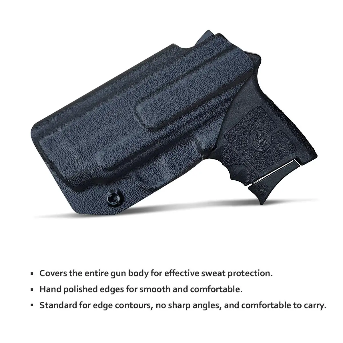 Bodyguard 380 Holster IWB Kydex Holster Custom Fit: Bodyguard 380 / Bodyguard 380 with Laser Pistol - Inside Waistband Concealed 2