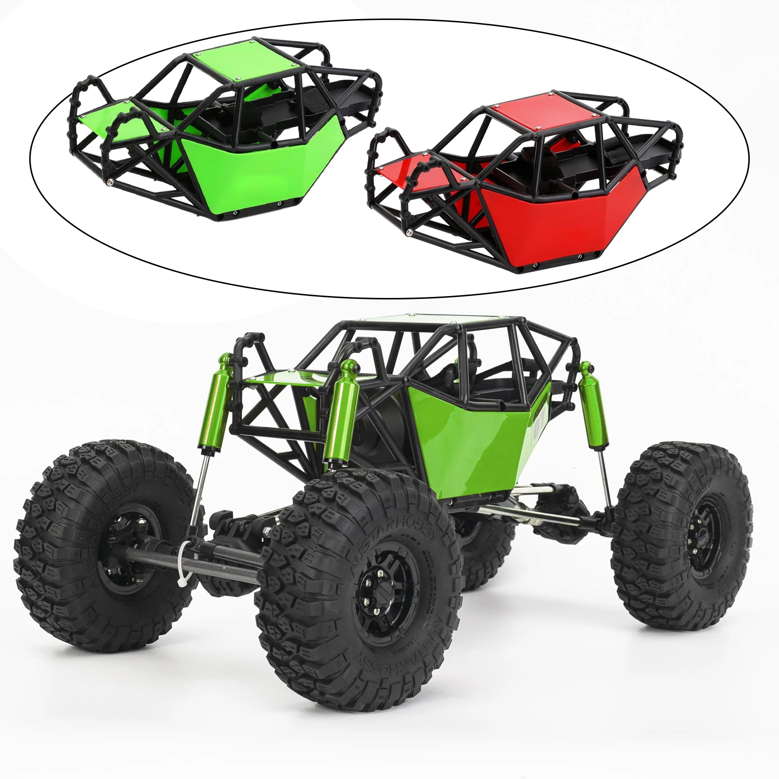 Upgrade Nylon Roll Cage Rock Buggy Hard 