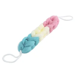 Long bath towel, bath and bath strip, back towel, pull back strip, and scrubbing artifact