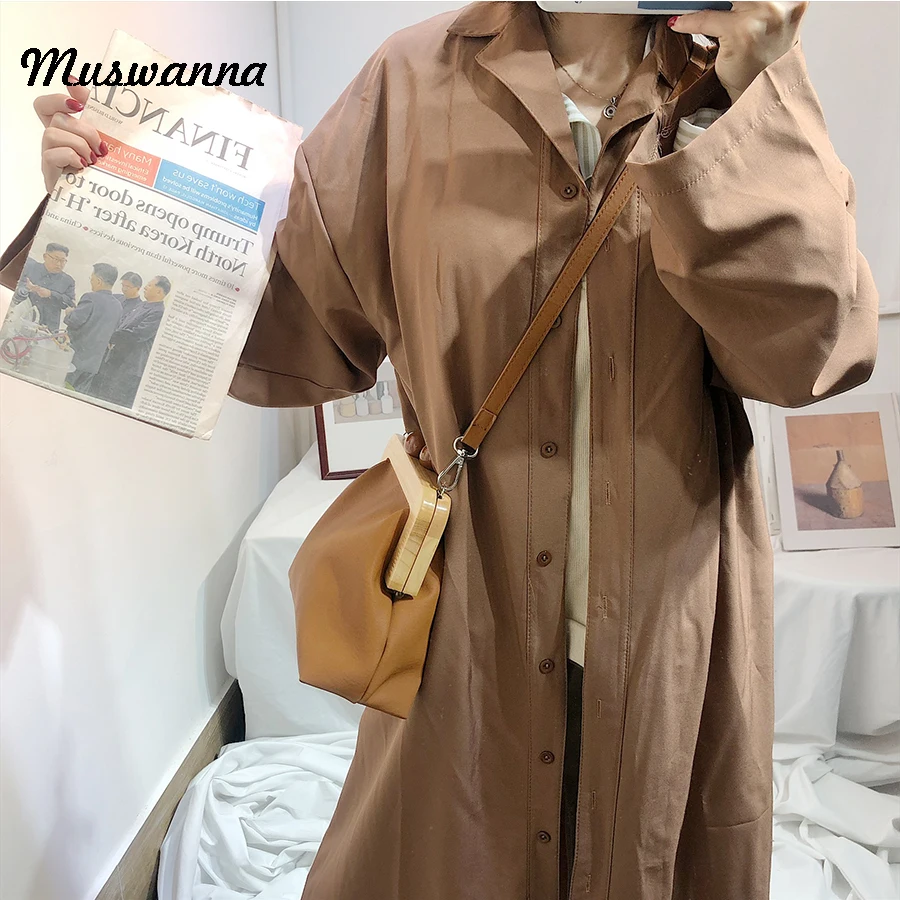 Простая сумка из мягкой искусственной кожи с зажимом роскошная женская через