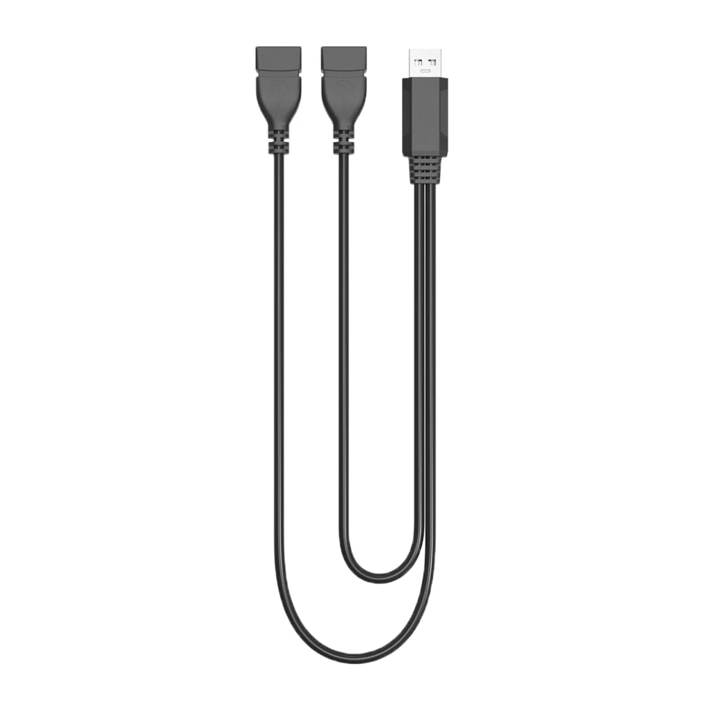 USB 2,0 A штекер 2 двойной USB гнездовой разъем Y сплиттер концентратор кабель питания