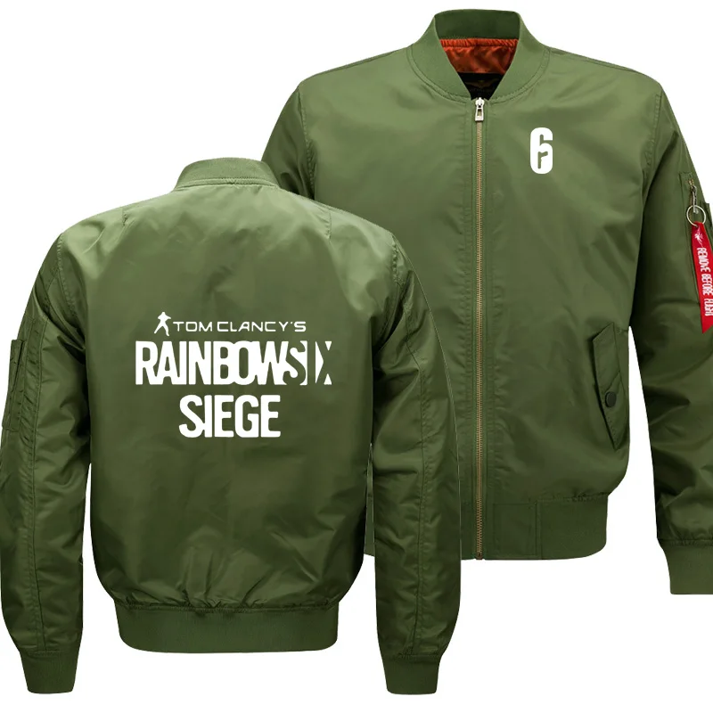 Мужская Летающая куртка Wintter, теплая тонкая куртка Fiy Pilot, Мужская толстовка Rainbow six siege, хип-хоп Harajuku, мужская куртка, Мужская одежда