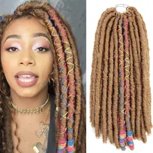 

Dansama 12Inch Soft Locs Straight Faux Locs Crochet Hair Crochet Braiding Hair New Locs Dreadlock Extensions for Black Women