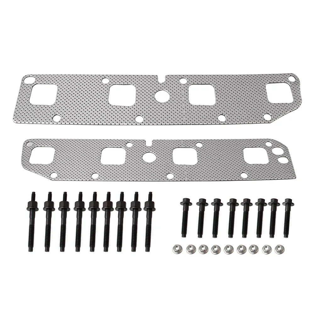 Exhaust Manifold Gasket Bolts Stud Kit Fit For Dodge Ram 1500 2500 3500 V8 5.7L