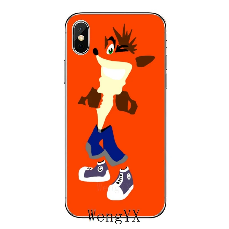 Силиконовый мягкий чехол для iPhone 11 Pro XS Max XR X 8 7 6 6S Plus 5 5S SE Crash Bandicoot - Цвет: Crash-Bandicoot-A-04