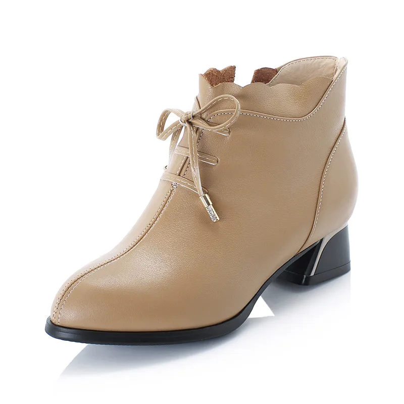 AIYUQI; модная женская обувь; Новинка года; женская обувь из натуральной кожи; женская повседневная обувь на шнуровке с острым носком; большие размеры - Цвет: Microfiber yellow