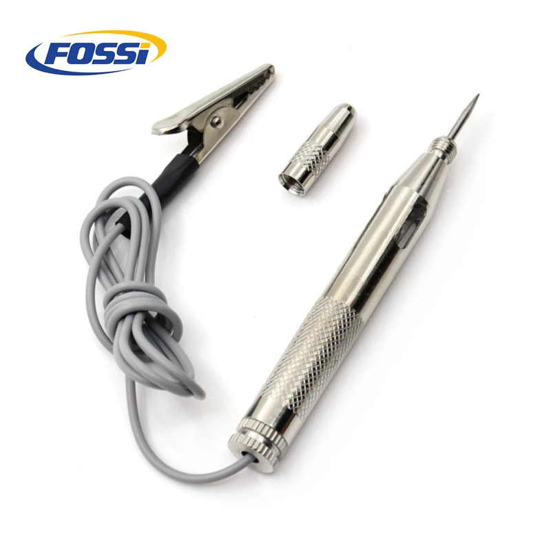 

Free Shipping DC 6V 12V 24V Probe Light System Test Probe Lamp Auto Car Light Circuit Tester Lamp Voltage Test Pen Detector
