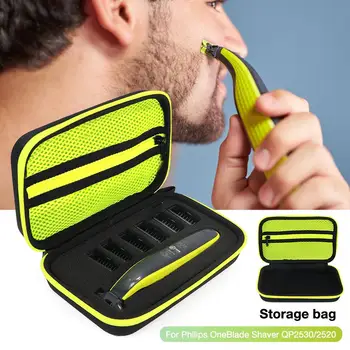 

Hard EVA Shaver Razor Storage Bag Holder For Philips OneBlade Men Electric Shaver Carrying Case Shockproof Travel Storage Bag