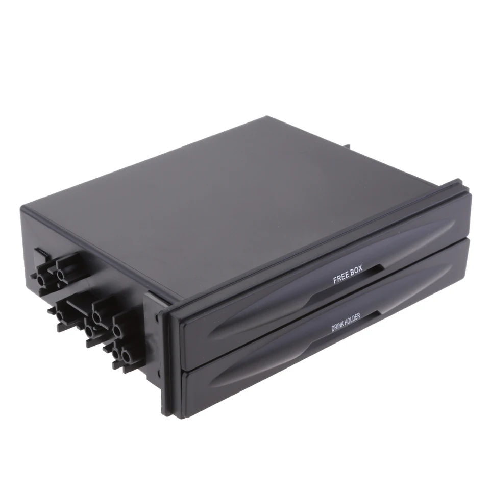 Porte-gobelet Voiture Universel Pliable – Se Glisse Dans La Fente Radio Double DIN, Rangement Supplémentaire Auto