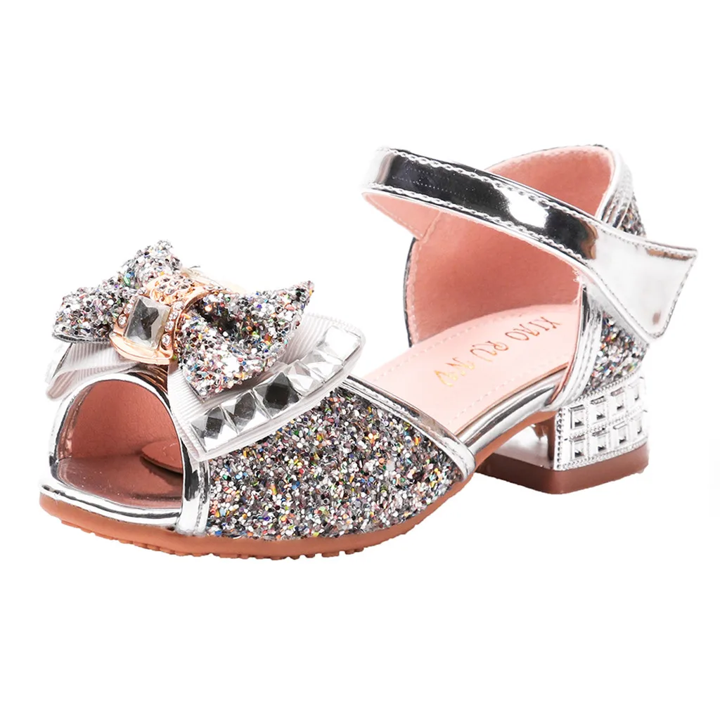 Mini Melissa/детские сандалии для девочек; Летняя обувь; детская обувь для маленьких девочек с жемчужинами и кристаллами; обувь для принцессы сандалии