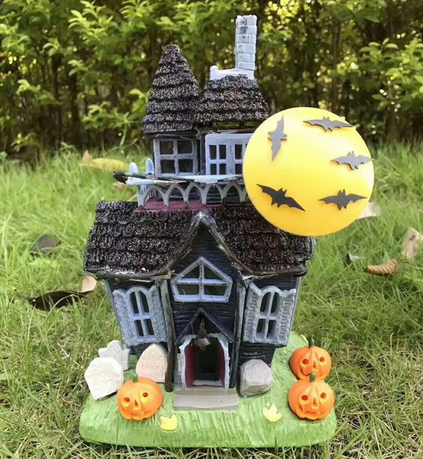 Полный мигающий игрушки Хэллоуин украшения жуткий дом с привидениями мигающие