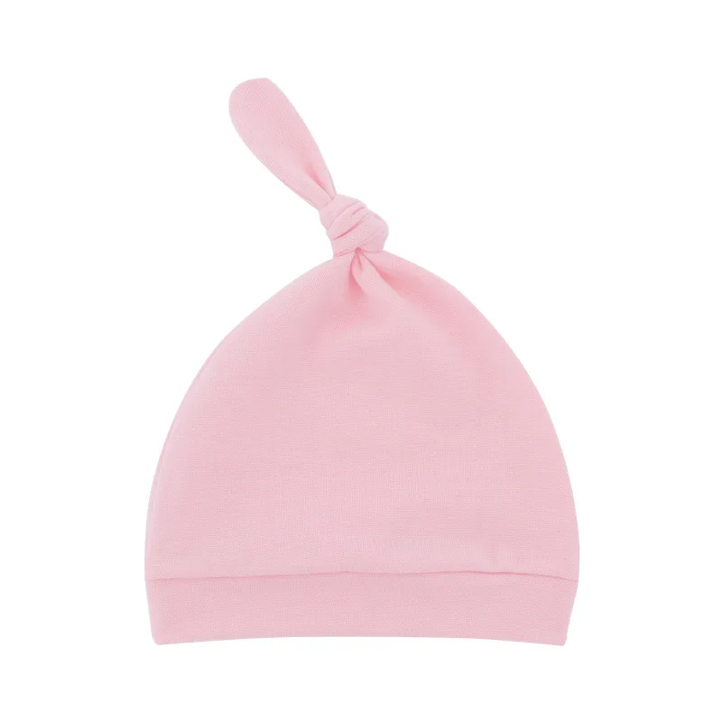 Cute Baby Hat Newborn Beanie Cotton Soft Elastic Baby Cap for Girls Boy Hats Newborn Photography Props Infant Bonnet Accessories shake baby's hand Baby Accessories