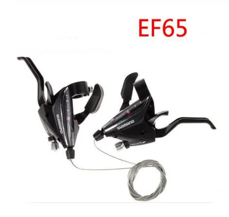 Shimano- ST EF65 27S Speed Derailleur Brake Shifter Lever Switch Left Right shift 3sx9s Cable MTB Bike Bicycle Parts | Спорт и