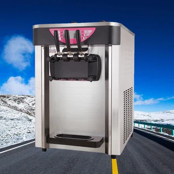

Fully automatic mini desktop fruit soft serve ice cream machine for home electric kitchen of ice cream machine