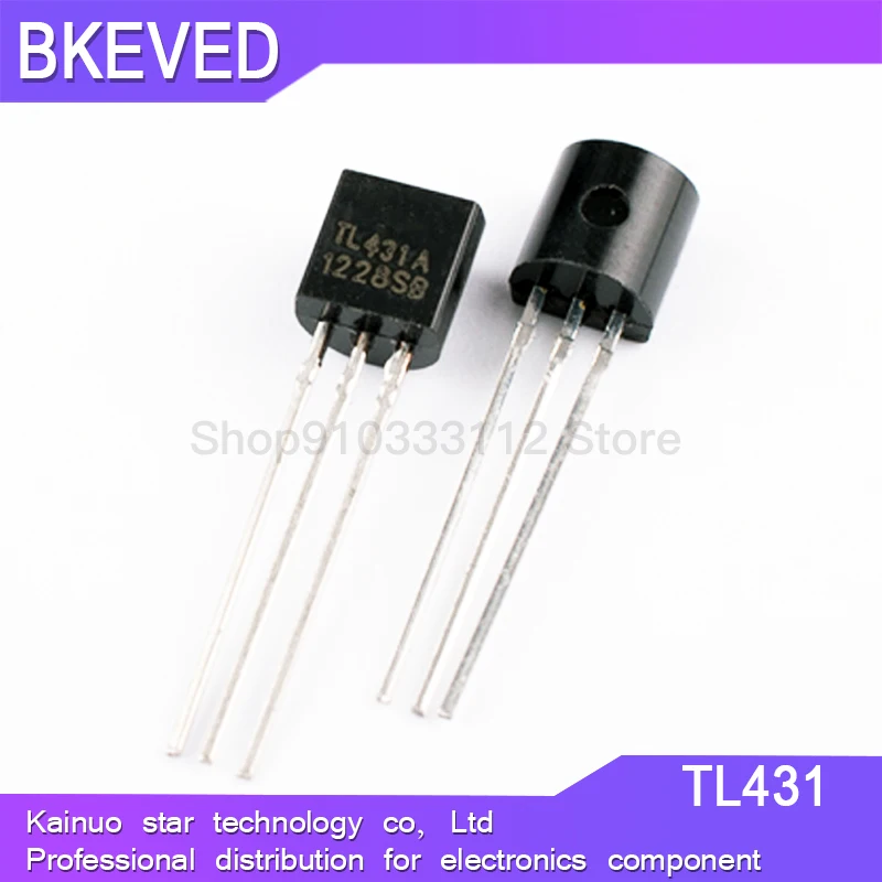 100 шт. TL431 TO92 TL431A TO-92 431 новый регулятор напряжения IC | Электронные компоненты и