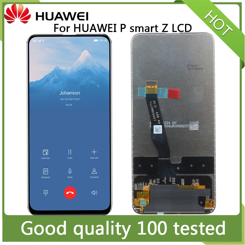 6 59 дюймовый Huawei P Smart Z STK LX1 100% Оригинальный ЖК дисплей для Y9 Prime 2019 с рамкой