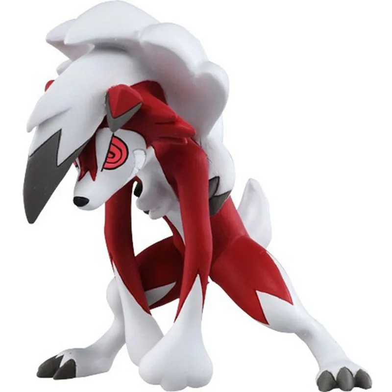Мультфильм солнце и луна аниме Rockruff Lycanroc фигурка игрушки покемонная коллекция