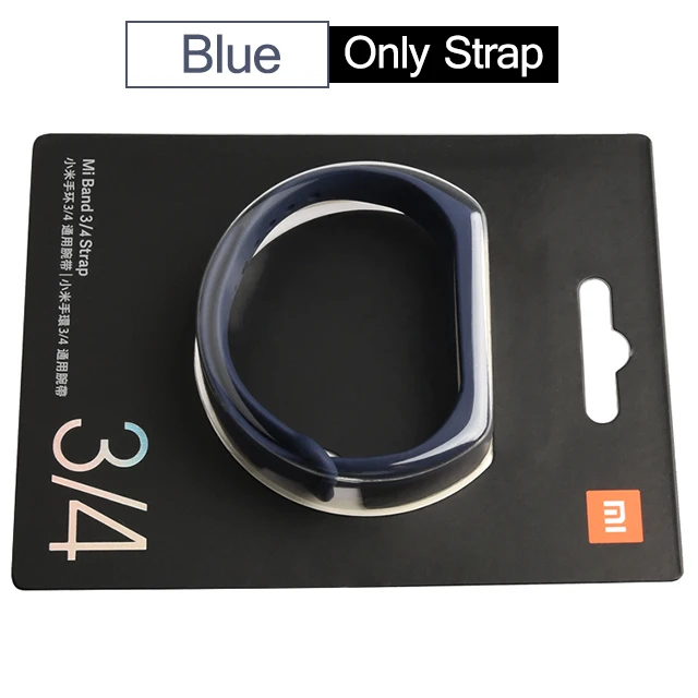 Xiaomi mi браслет, силиконовый браслет, браслет Xiao mi Band 4 mi Band 4 mi Band 4, розовый ремешок на запястье, Xiaomi mi браслет 4 - Цвет: Original Blue