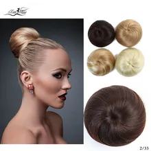 Xuanguang пончик-шиньон quente feminino fibra sintética cabelo bun пончики anel loira peruca de extensano do cabelo