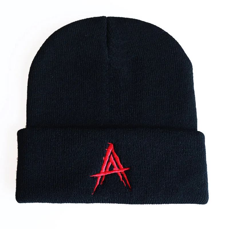 Модные шапочки Anuel AA с узором Embriodery Skullies, черные, настоящие шапки Hasta La Muerte, вязаные шапки, мужские кепки в стиле хип-хоп, Повседневная Уличная одежда