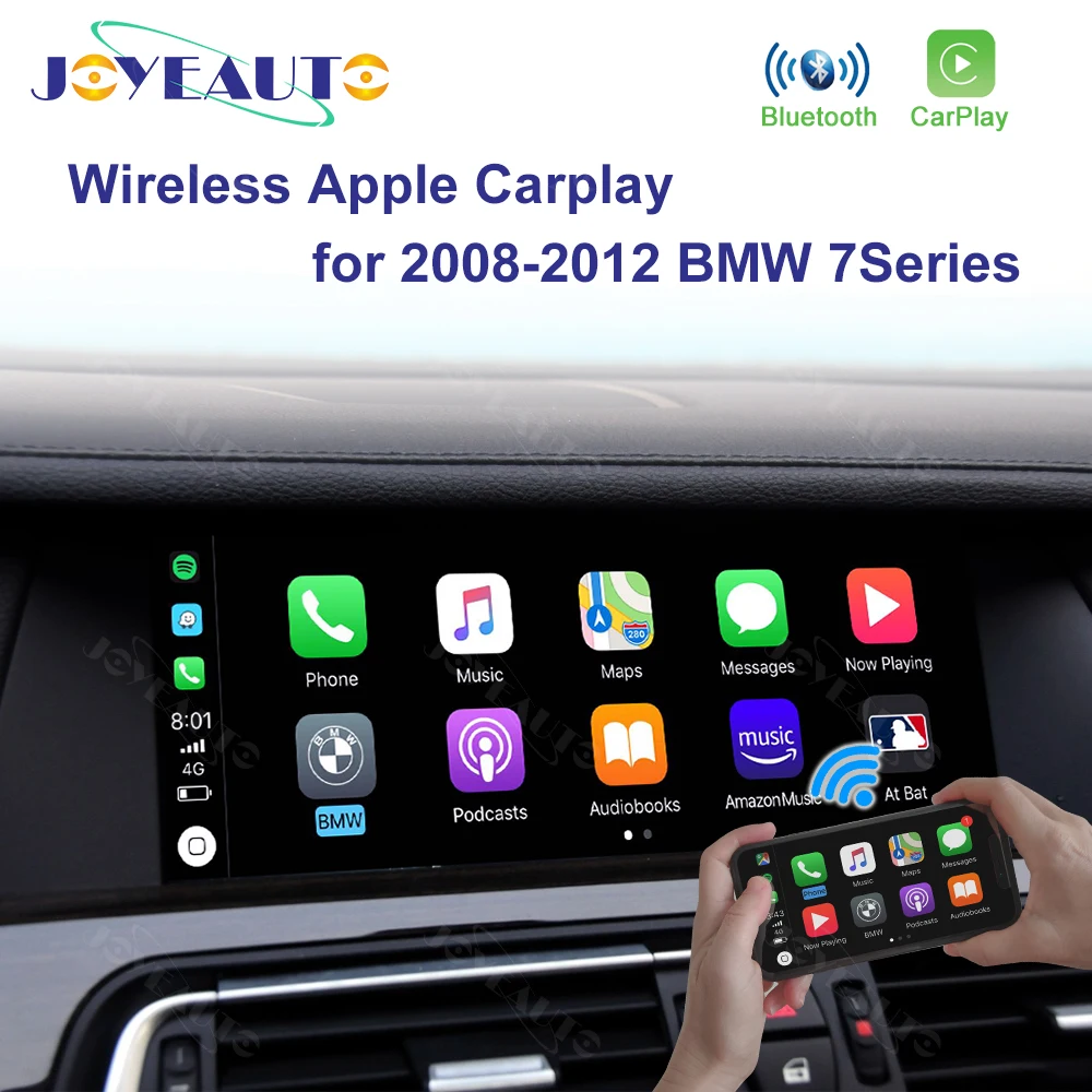 Joyeauto wifi беспроводной Apple Carplay автомобиль играть для BMW CIC NBT EVO 1 2 3 4 5 7 серии X1 X3 X4 X5 X6 MINI i3 Android авто зеркало