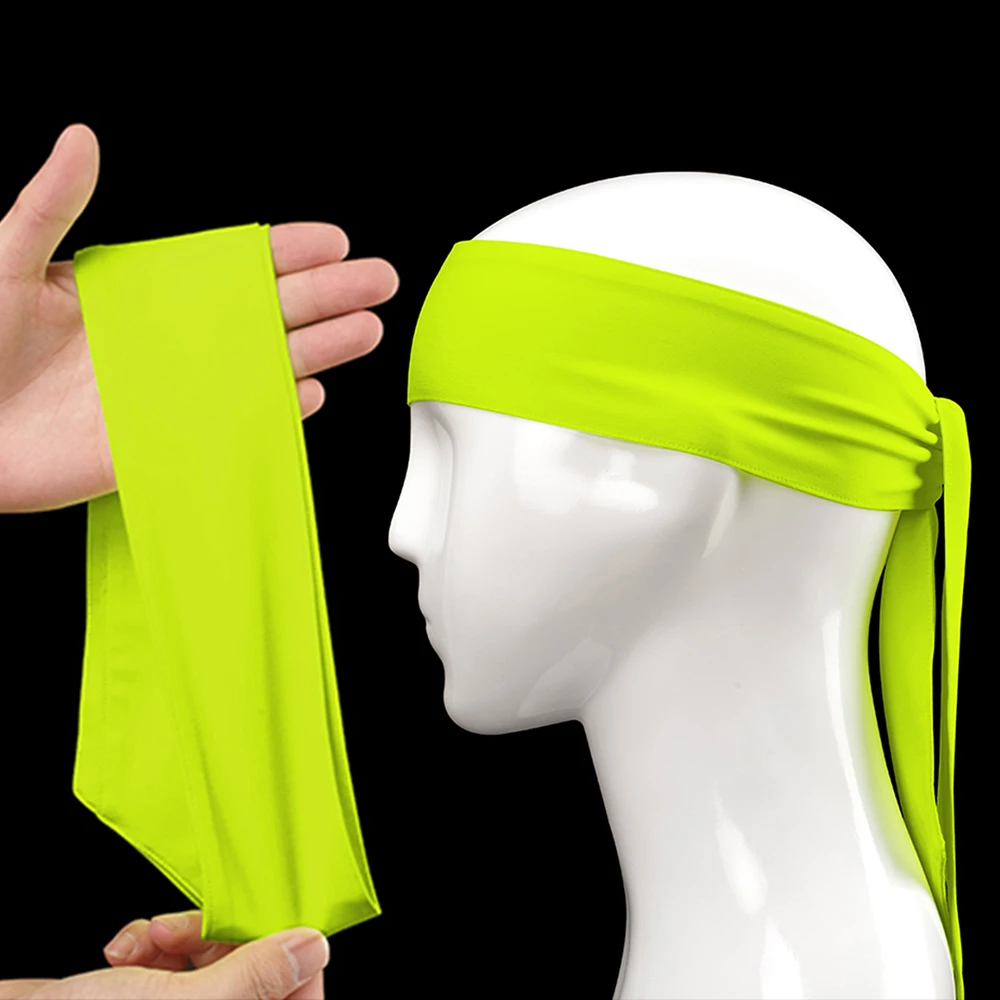 Фитнес Sweatband Абсорбирующая спортивная повязка на голову Влагоотводящая повязка для волос лента для бега и тенниса волейбольная езда