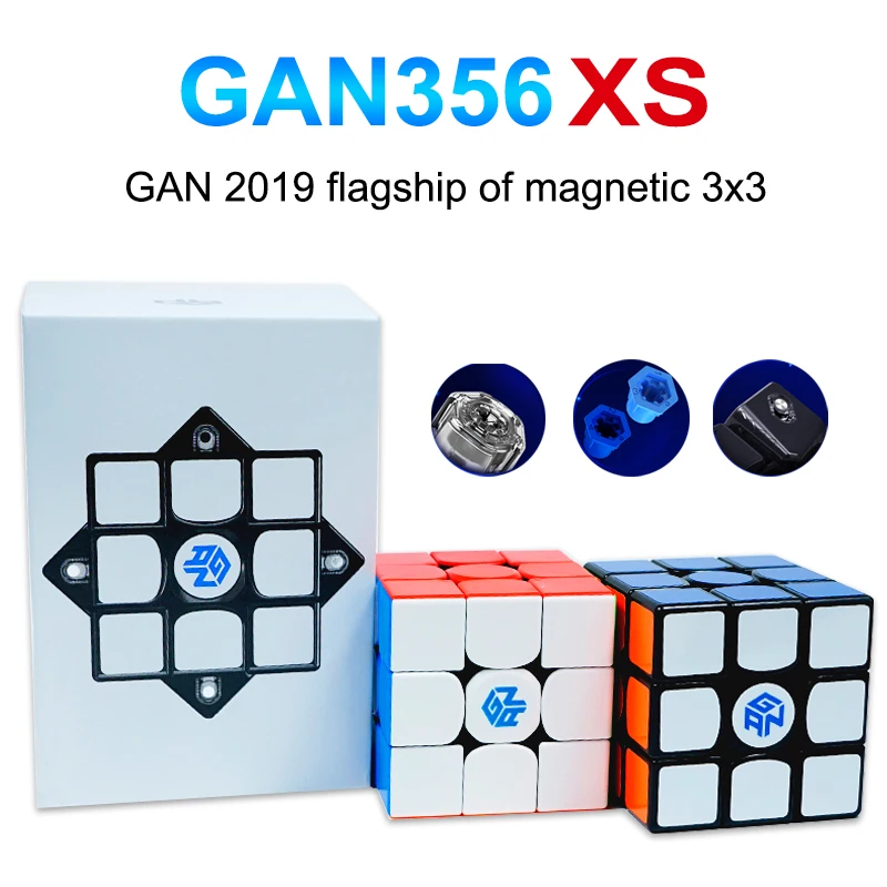 Кубик Гань GAN356 X S Магнитный магический скоростной куб GAN356XS Профессиональный Gan 356