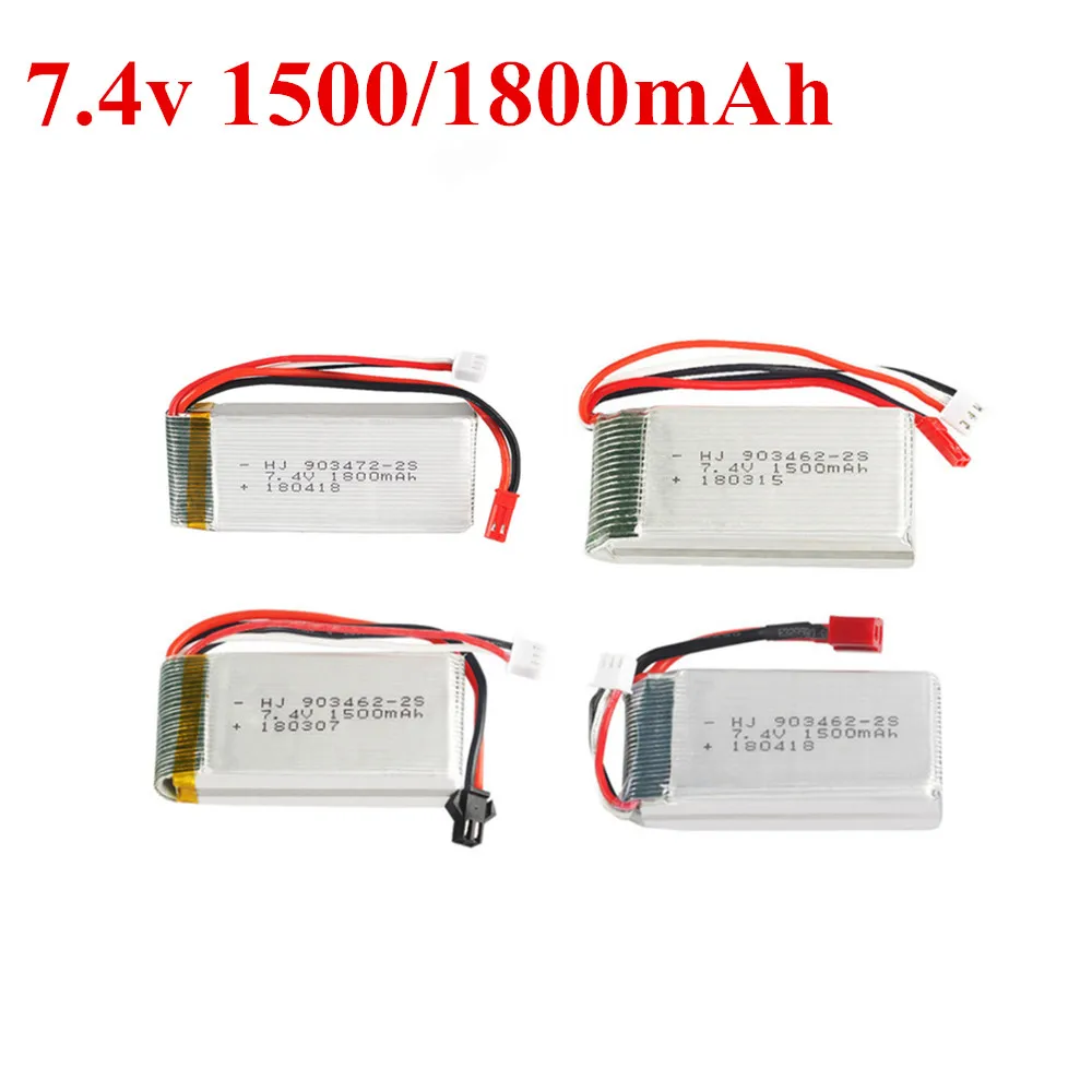 7 4 V 1500mAh 1800mAh Lipo батарея для WLtoys V913 L959 L969 L979 L202 K959 L212 RC автомобили HQ955 лодка TY923 HJ816