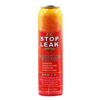 

80G Air Conditioner Leakage Repair Agent Car Fluorescent Leak Detection R134A Refrigerant Freezing Oil Leak Repair Agent