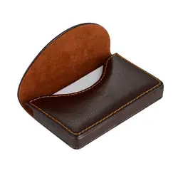 Для мужчин бизнес для хранения карт, держатель большой емкости Дисплей PU кожаный Контейнер чехол крышка украшения на подарочную коробку