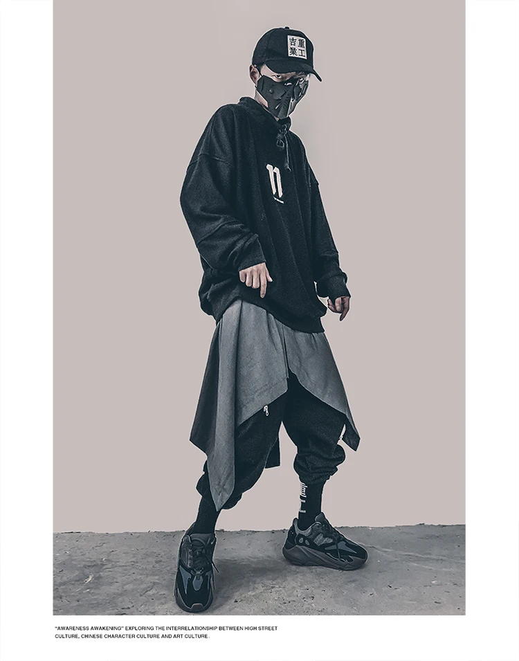 UNSETTLE Harajuku Толстовка японская Толстовка Мужская/Женская Хип-хоп Пуловер толстовки уличные повседневные топы в хипстерском стиле Осень