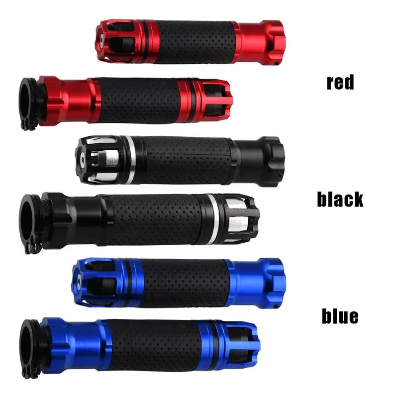 Универсальная 22 мм мотоциклетная рукоятка управления дроссельной заслонкой на руле прочная обработка NC Технология Нескользящая CNC алюминиевая вращающаяся рукоятка