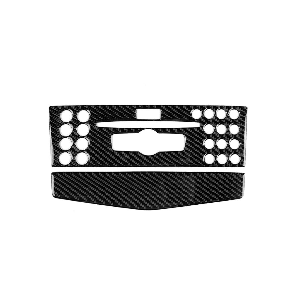 Для Mercedes Benz C Class W204 2007-2010 кондиционер CD панель управления наклейка Чехлы обновления ремонт автомобиля наклейки интерьера - Название цвета: A style