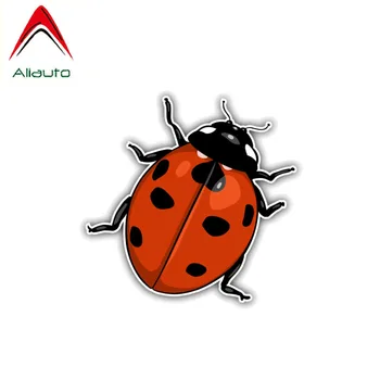 

Aliauto Personality Car Sticker Ladybug Animal Funny Accessories PVC Decal for Nissan Qashqai Golf 5 Kia Ceed Passat,12cm*10cm