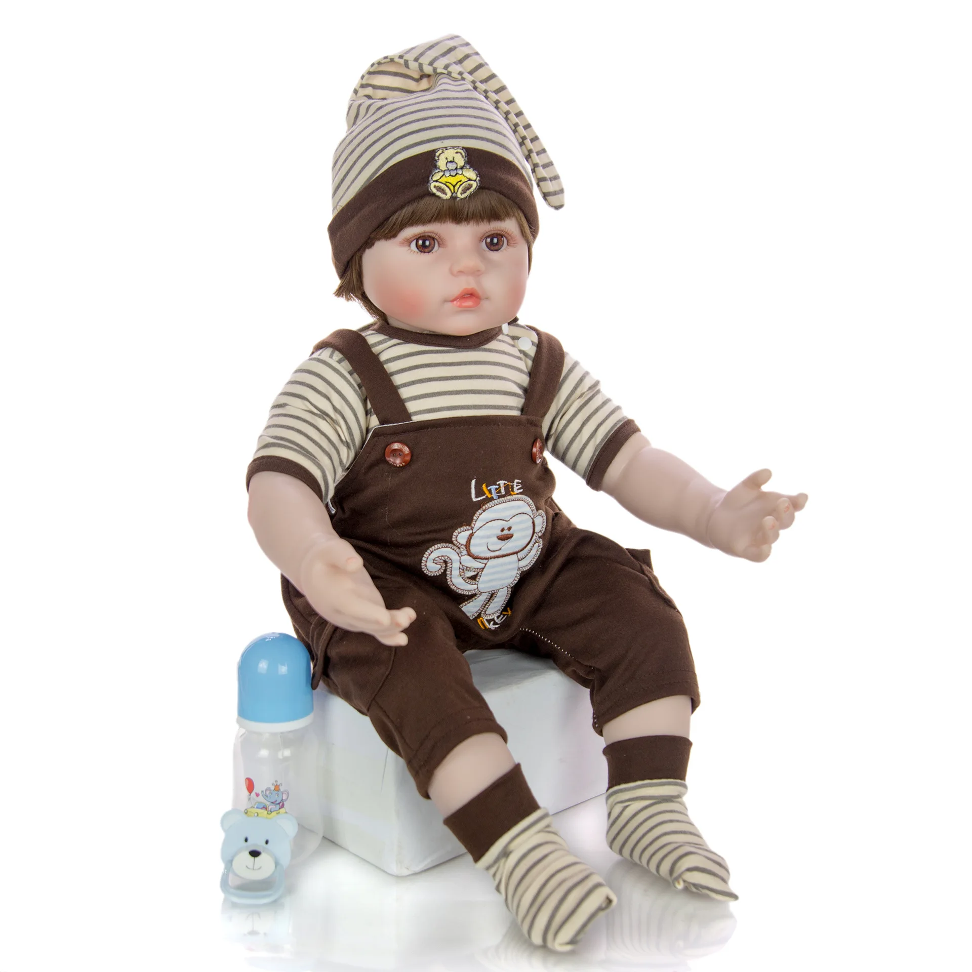  Keiumi 24-Inch Reborn Baby Doll Reborn Baby Cloth Body Model Baby Hot Selling