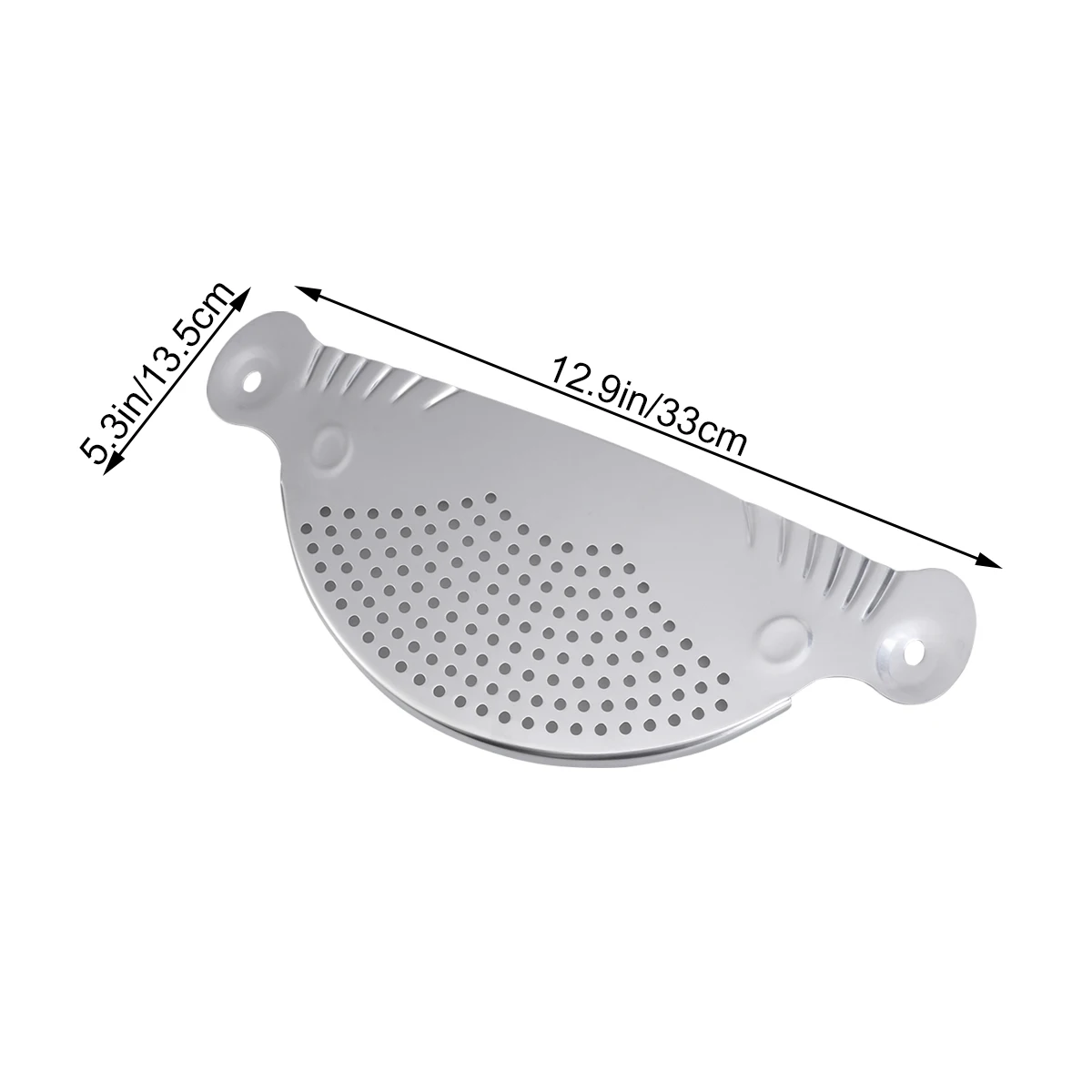1 PC Strainer Stainless Steel Pasta Practical Draining Tool Pan Drainer Pot Strainer for Kitchen Easy Draining