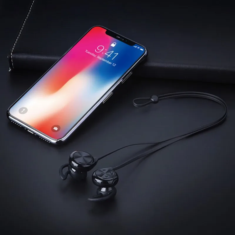 Bluetooth-наушники, беспроводные наушники с Bluetooth 4,1, Влагонепроницаемая легкая спортивная Гарнитура