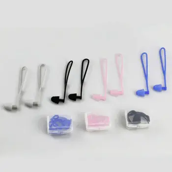 

Soft Silicone Swimming Set Waterproof Nose Clip + Ear Plug Ear Plug Useful Swimming Accessories