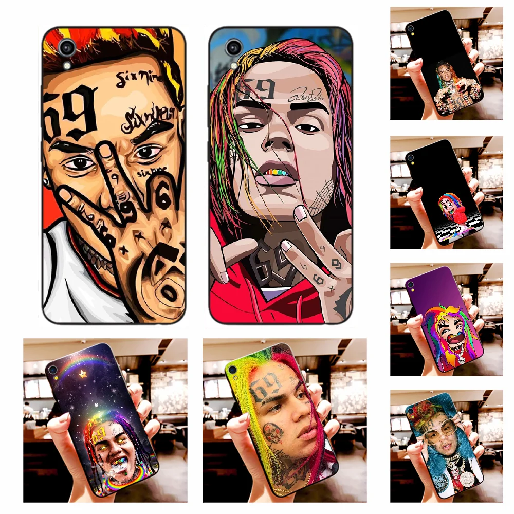 NBDRUICAI Рэппер 6ix9ine чехол черный мягкий для телефона Vivo Y91c Y17 Y51 Y67 Y55 Y93 Y81S Y19 Y7S |
