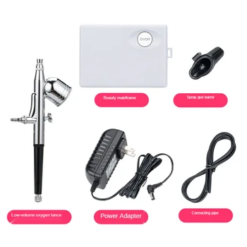 Online 3D High Pressure Water Oxygen Instrument, Skin Replenishing Instrument, Beauty Apparatus Spray Machine, Home Beauty Salon Facial
