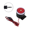 1Pc Wired Mini Horn Siren Super Loudly Durable for Indoor Home Protection Security Sound Alarm System 120dB DC 12V Red&Black ► Photo 2/6