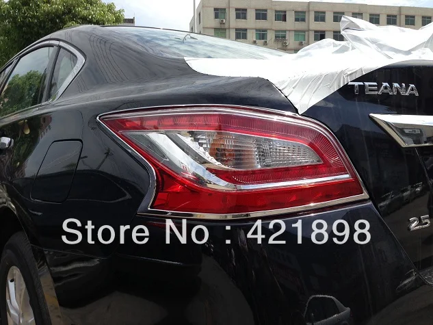 Для Nissan Altima 2013 ABS хромированный задний светильник задняя рамка крышка лампы литье