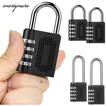 

2PCS Combination Padlock Long Shackle Lock 4 Digit Resettable Combination Lock Weatherproof Security Padlock Outdoor Gym Safely